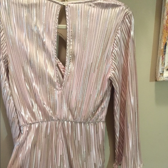 Pink with gold stripes ! Worn once ! - Picture 2 of 4